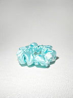 Noir Silk Scrunchie Small