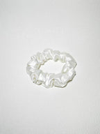 Noir Silk Scrunchie Small