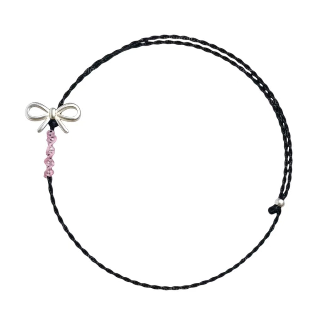 Whisper Bow Silver Bracelet
