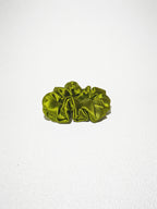 Noir Silk Scrunchie Small