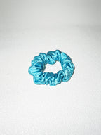Noir Silk Scrunchie Small