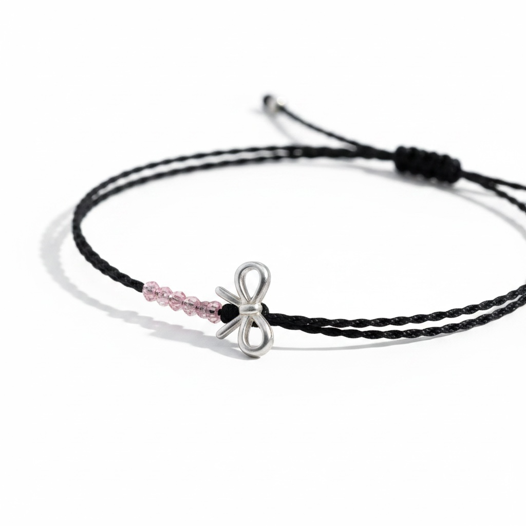 Whisper Bow Silver Bracelet