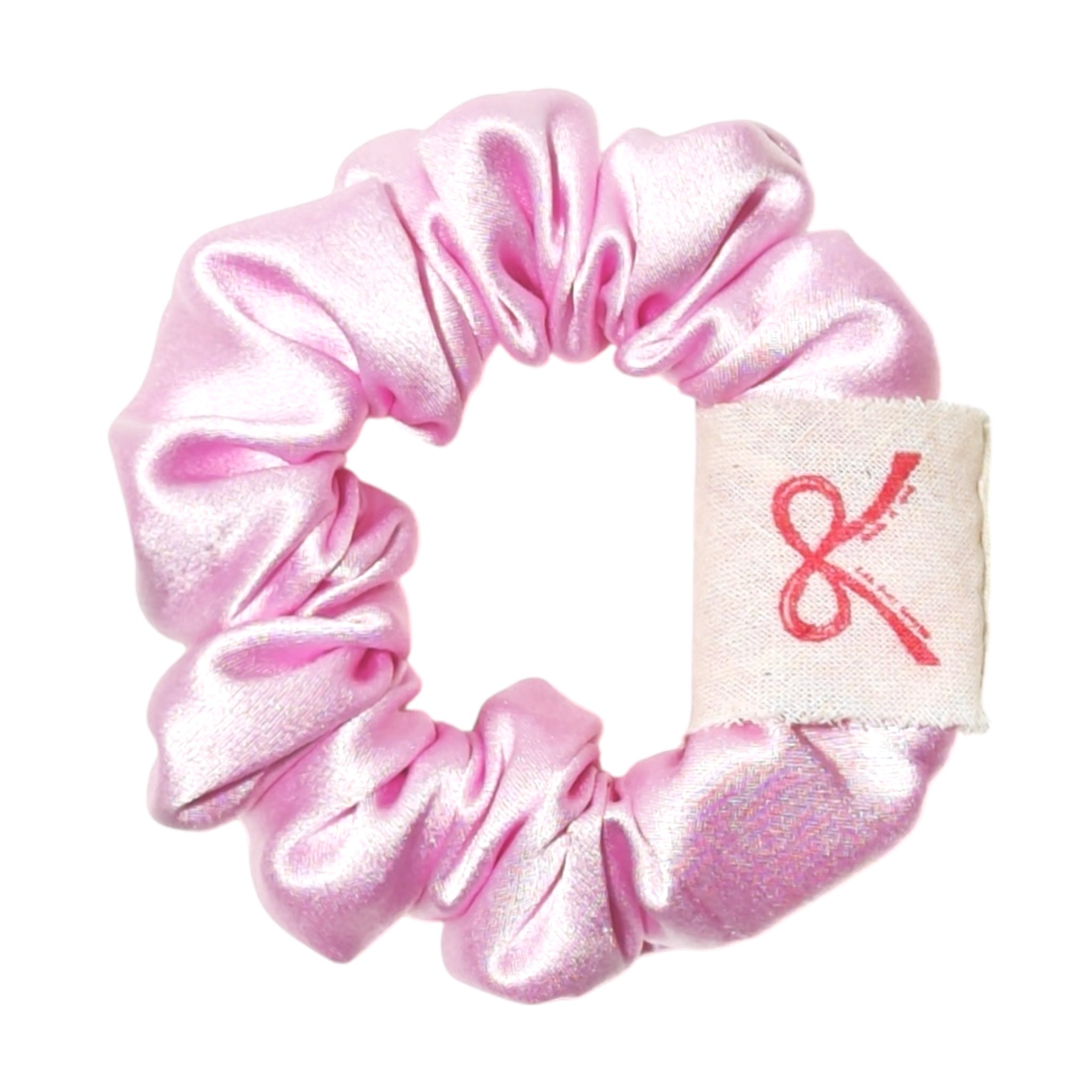 Noir Silk Scrunchie Small