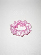 Noir Silk Scrunchie Small