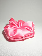 Noir Silk Scrunchie Medium