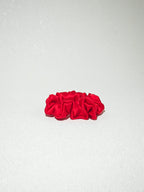 Noir Silk Scrunchie Small