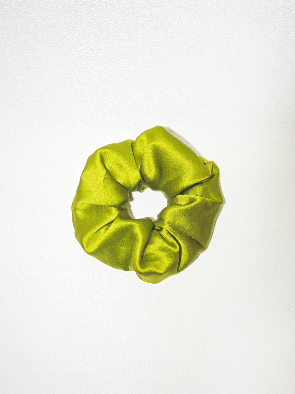 Noir Silk Scrunchie Medium