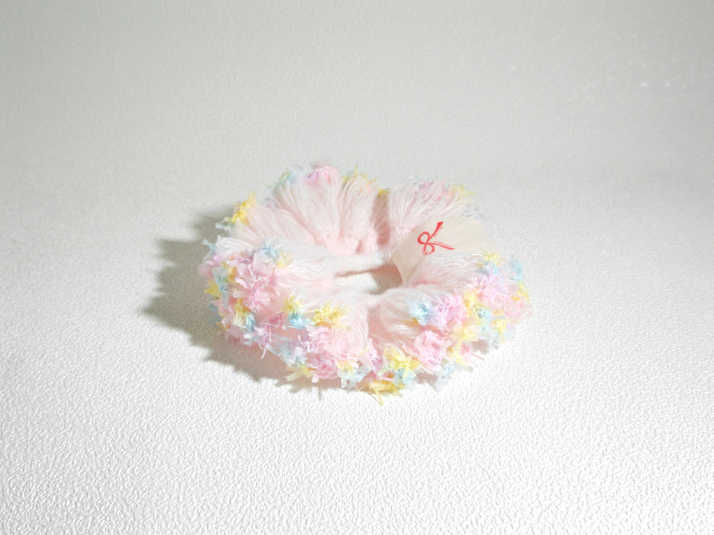 Doughnut Fuzzy Scrunchie