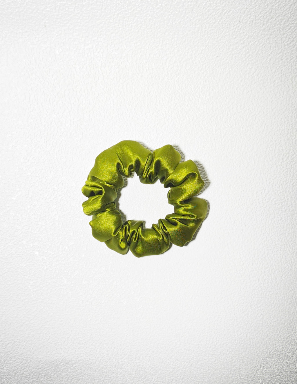 Noir Silk Scrunchie Small