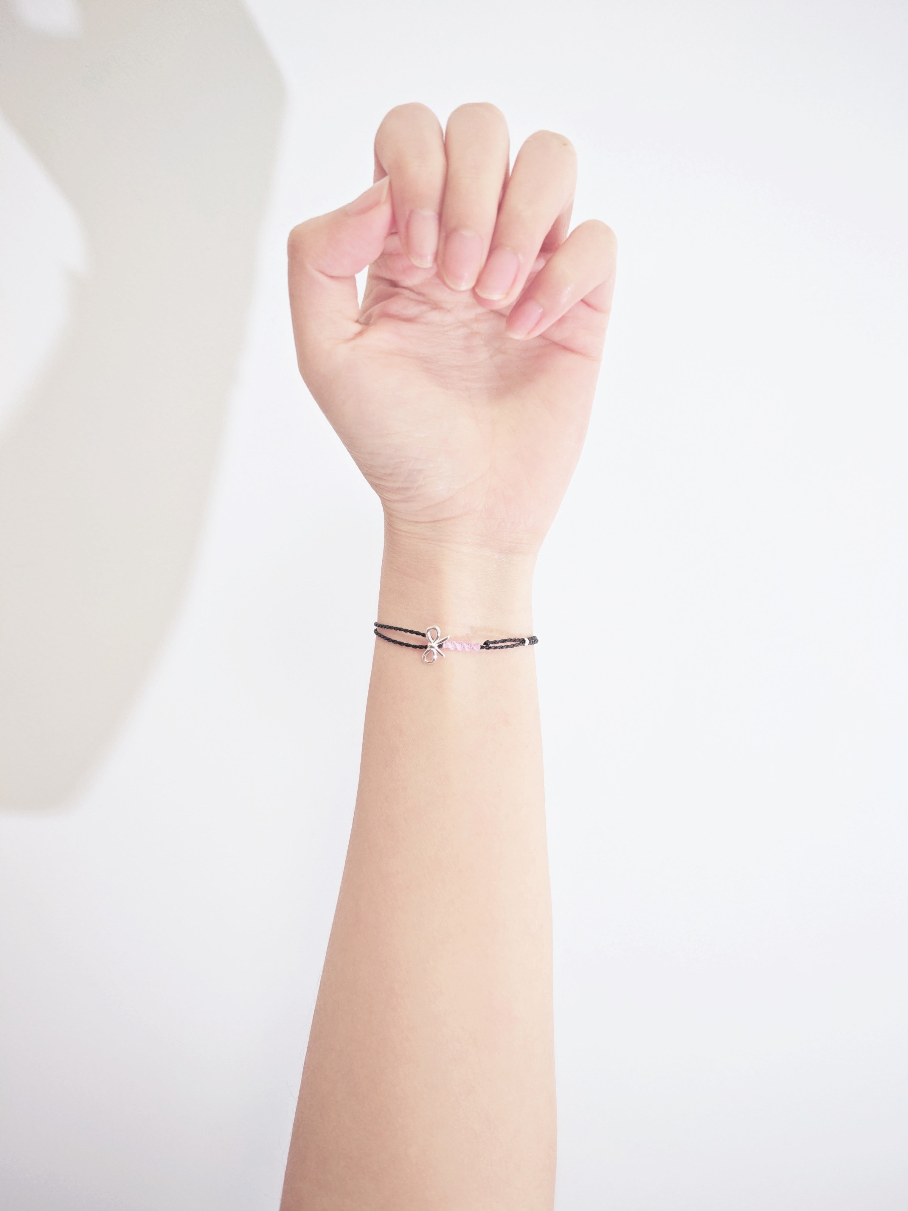 Whisper Bow Silver Bracelet