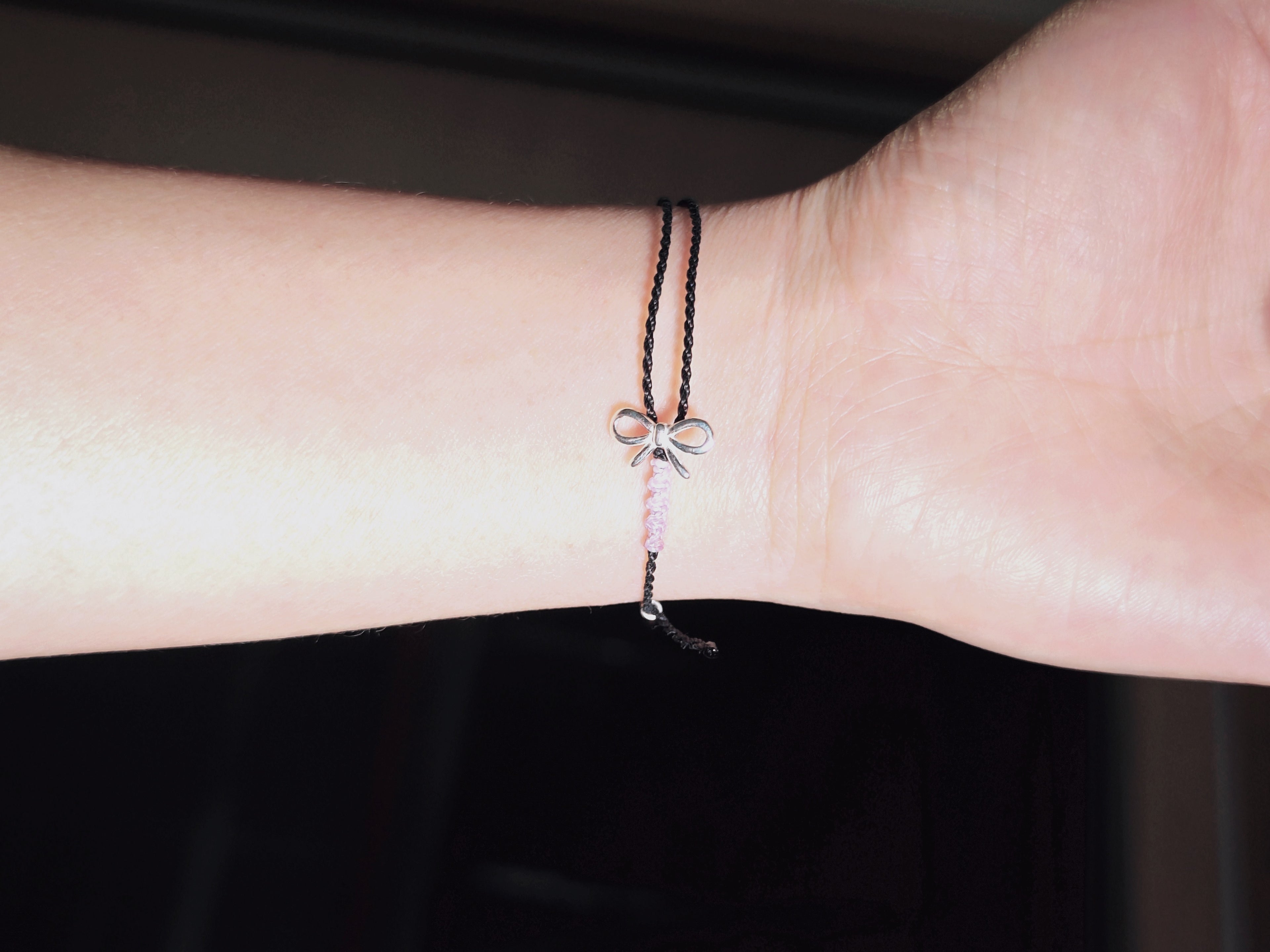 Whisper Bow Silver Bracelet