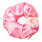 Noir Silk Scrunchie Medium