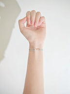Whisper Bow Silver Bracelet