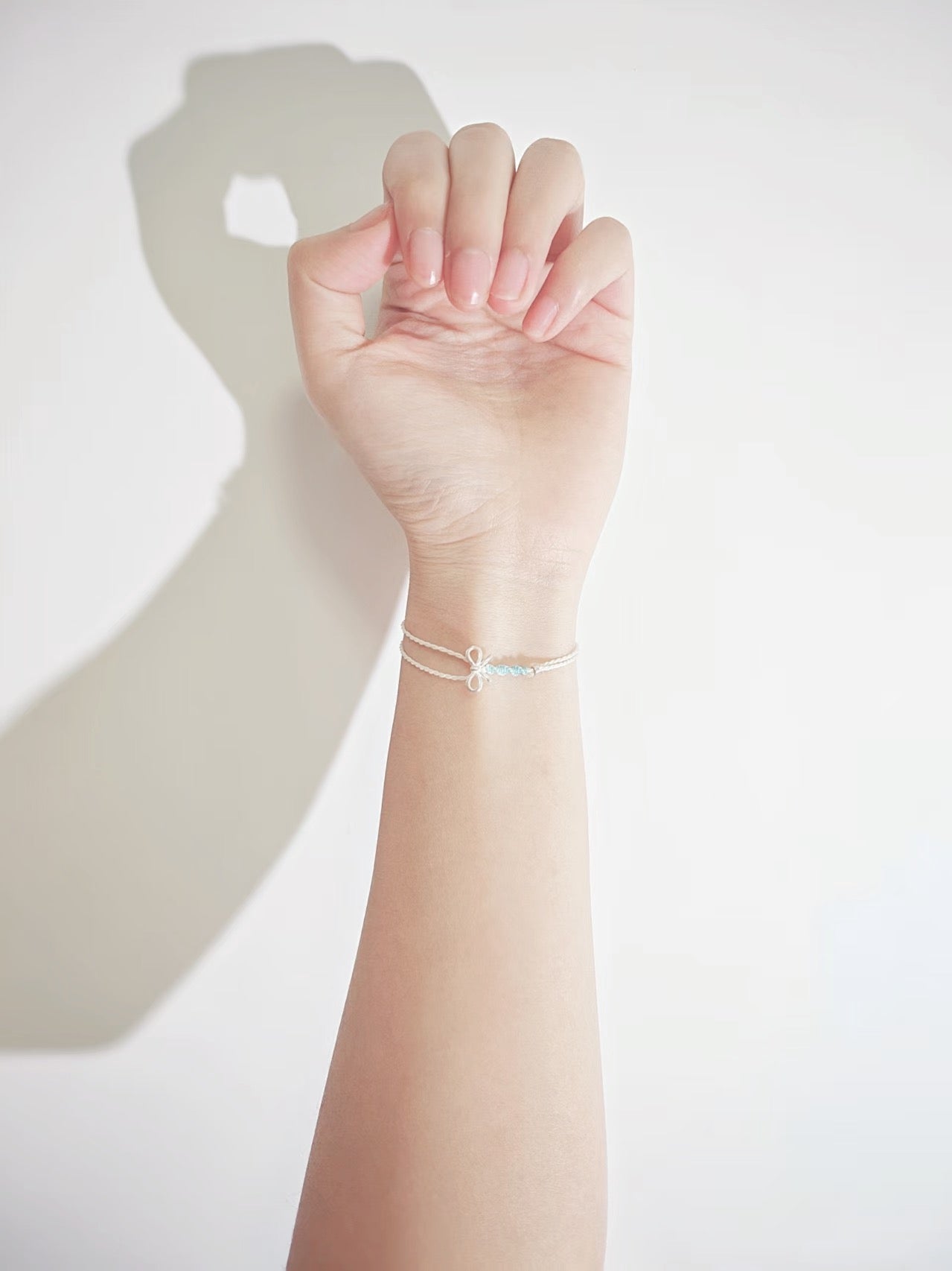 Whisper Bow Silver Bracelet