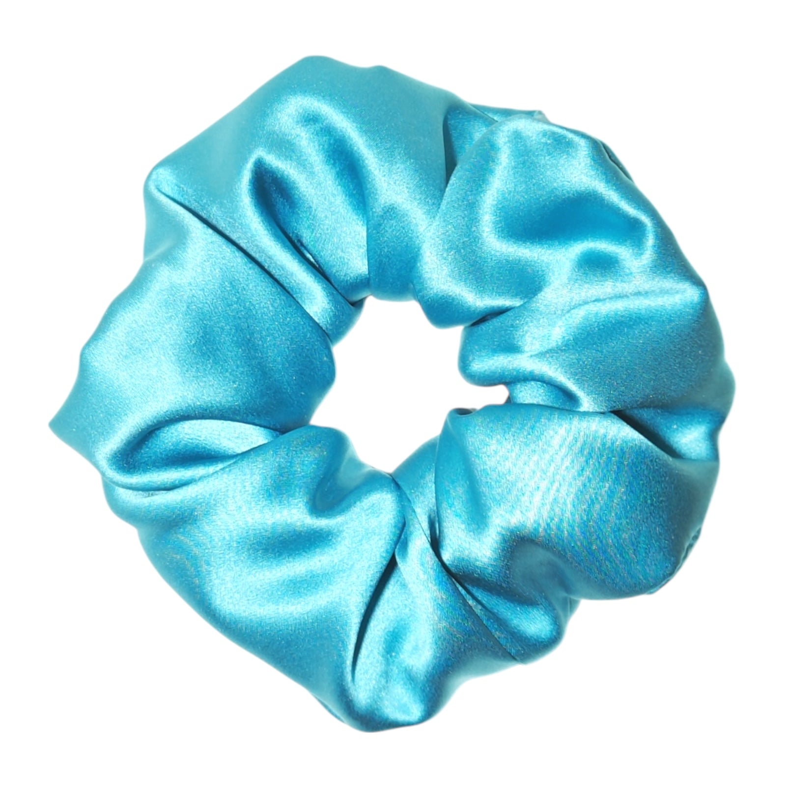 Noir Silk Scrunchie Medium
