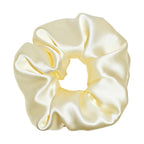 Noir Silk Scrunchie Medium
