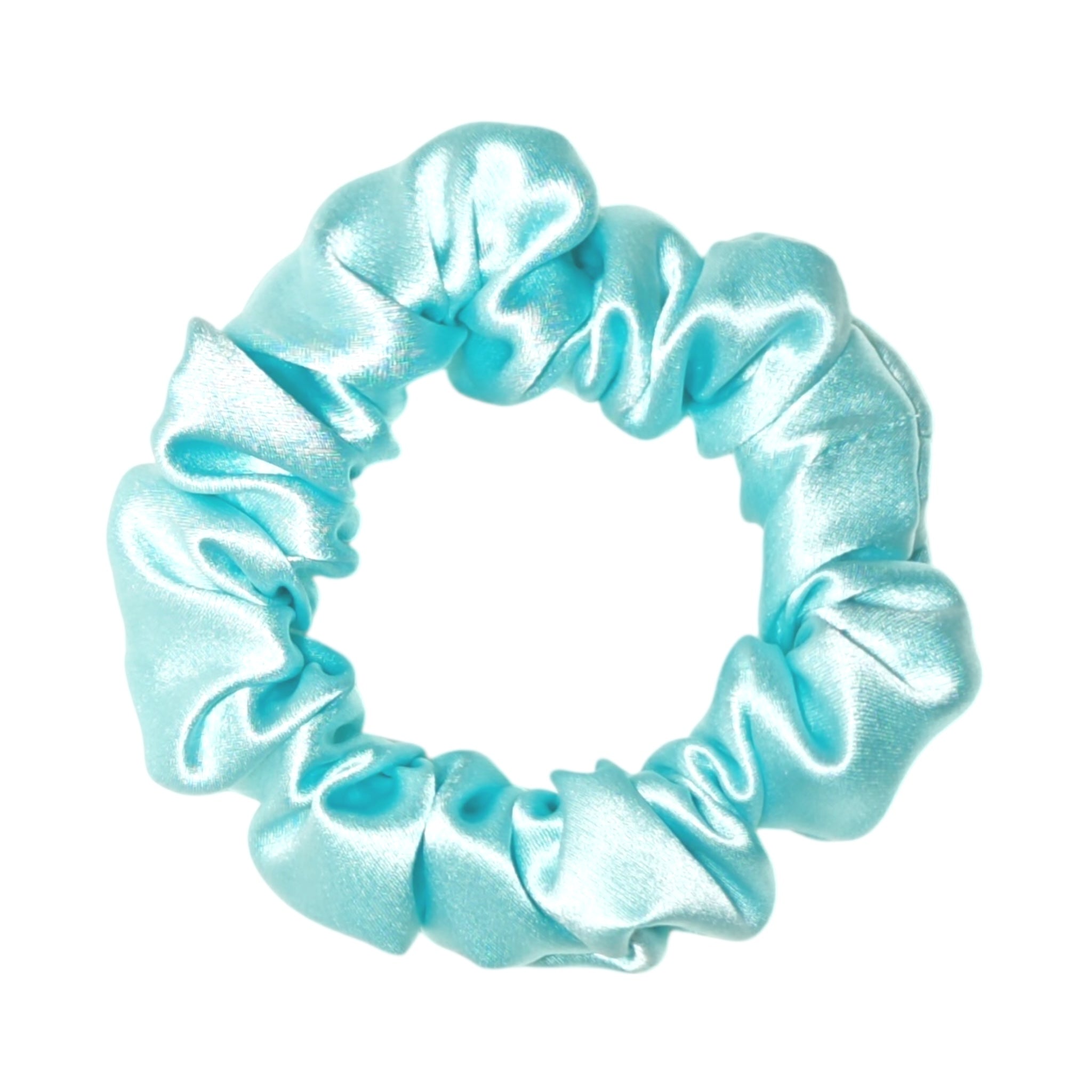 Noir Silk Scrunchie Small