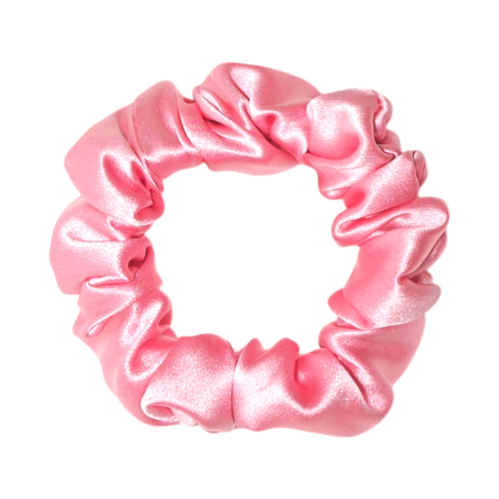 Noir Silk Scrunchie Small