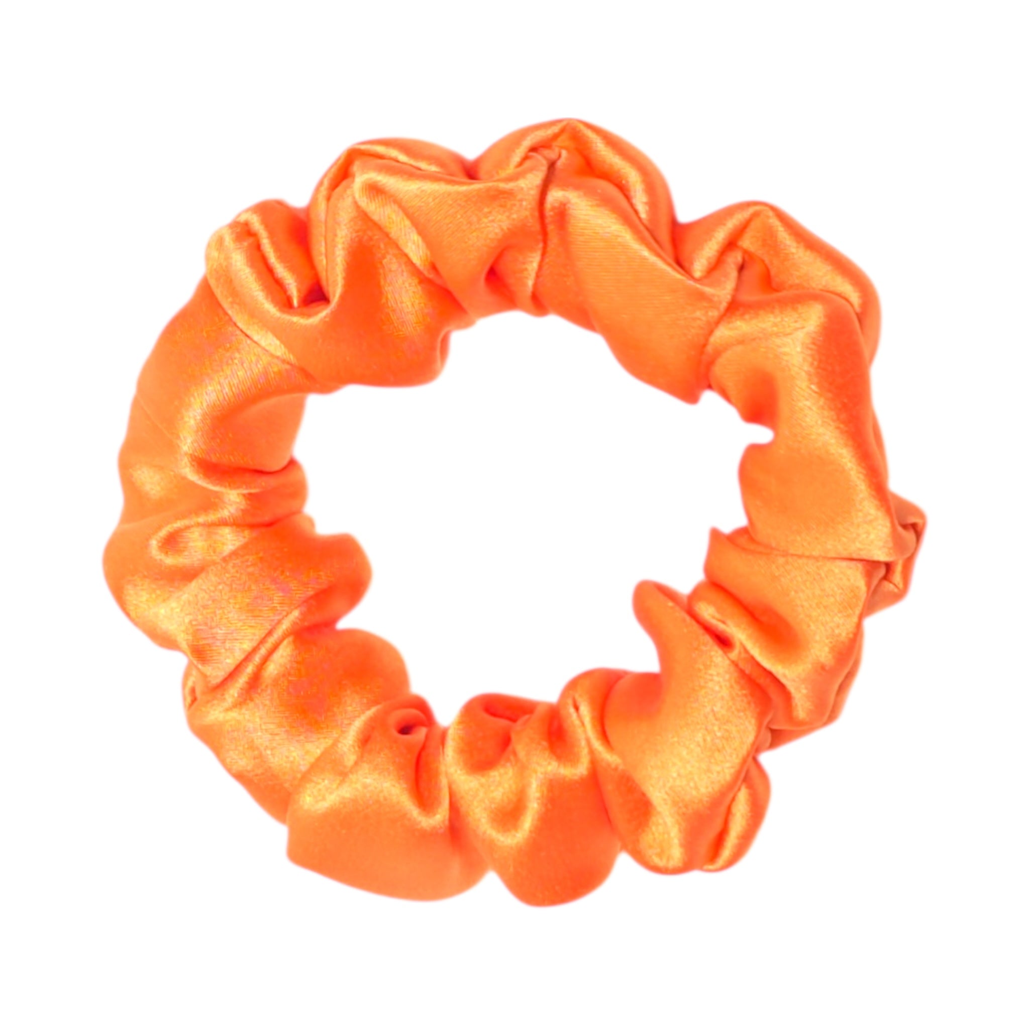 Noir Silk Scrunchie Small