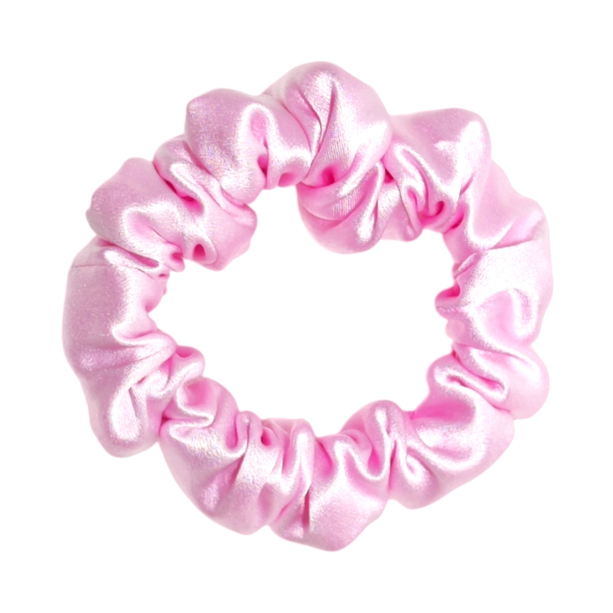 Noir Silk Scrunchie Small
