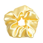 Noir Silk Scrunchie Medium