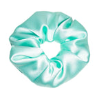 Noir Silk Scrunchie Medium