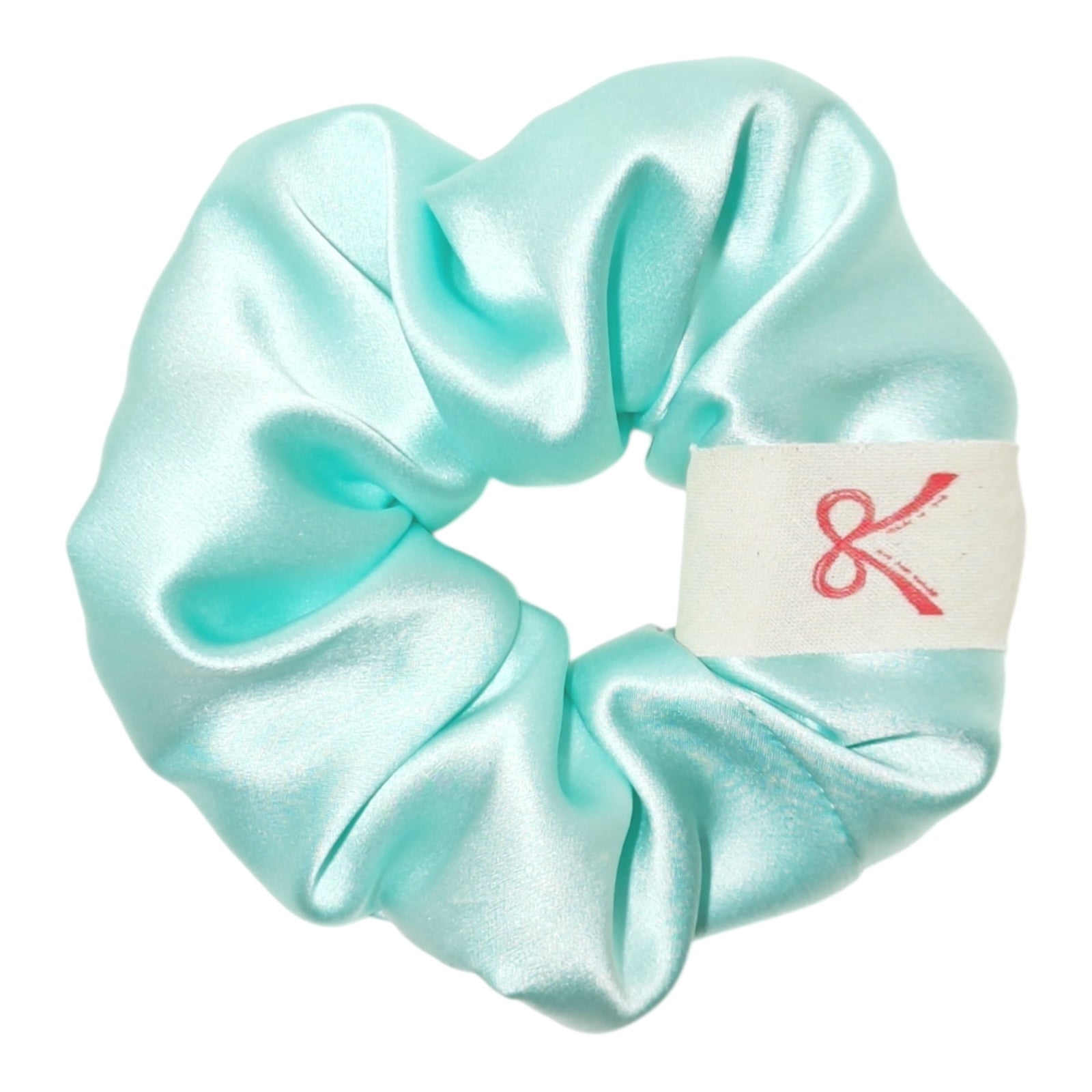 Noir Silk Scrunchie Medium