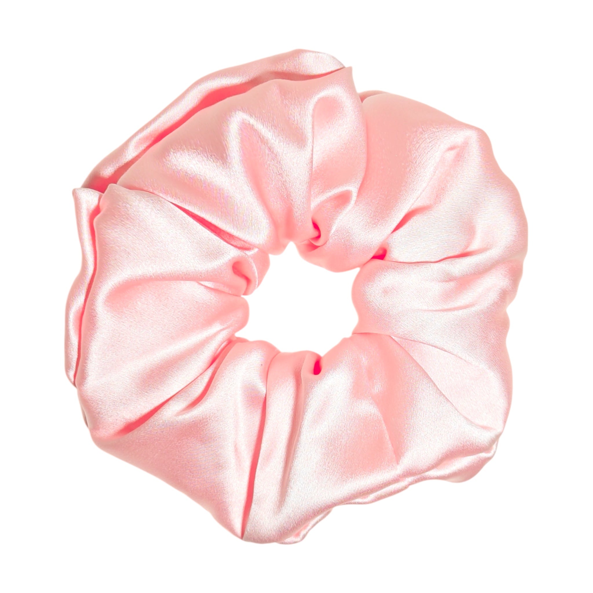 Noir Silk Scrunchie Medium