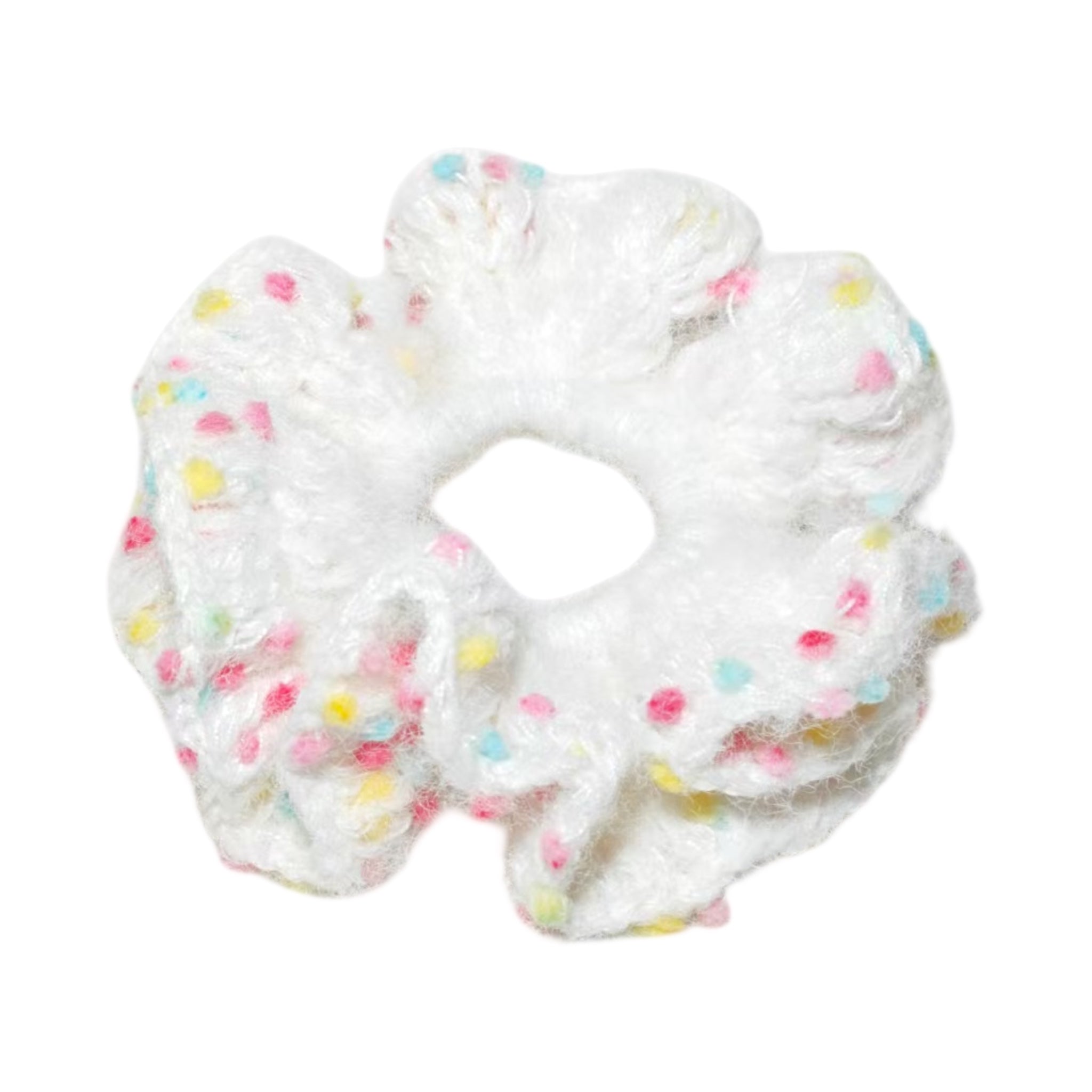 Doughnut Fuzzy Scrunchie