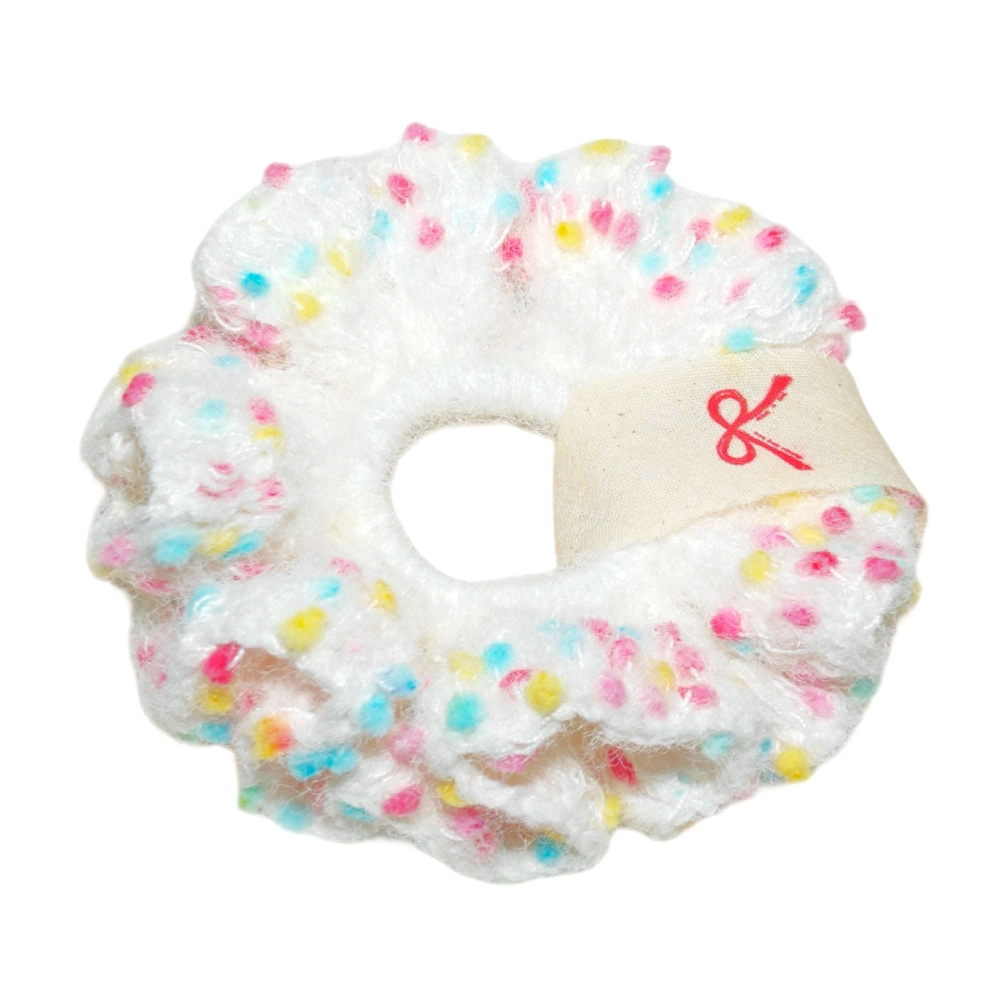 Doughnut Fuzzy Scrunchie