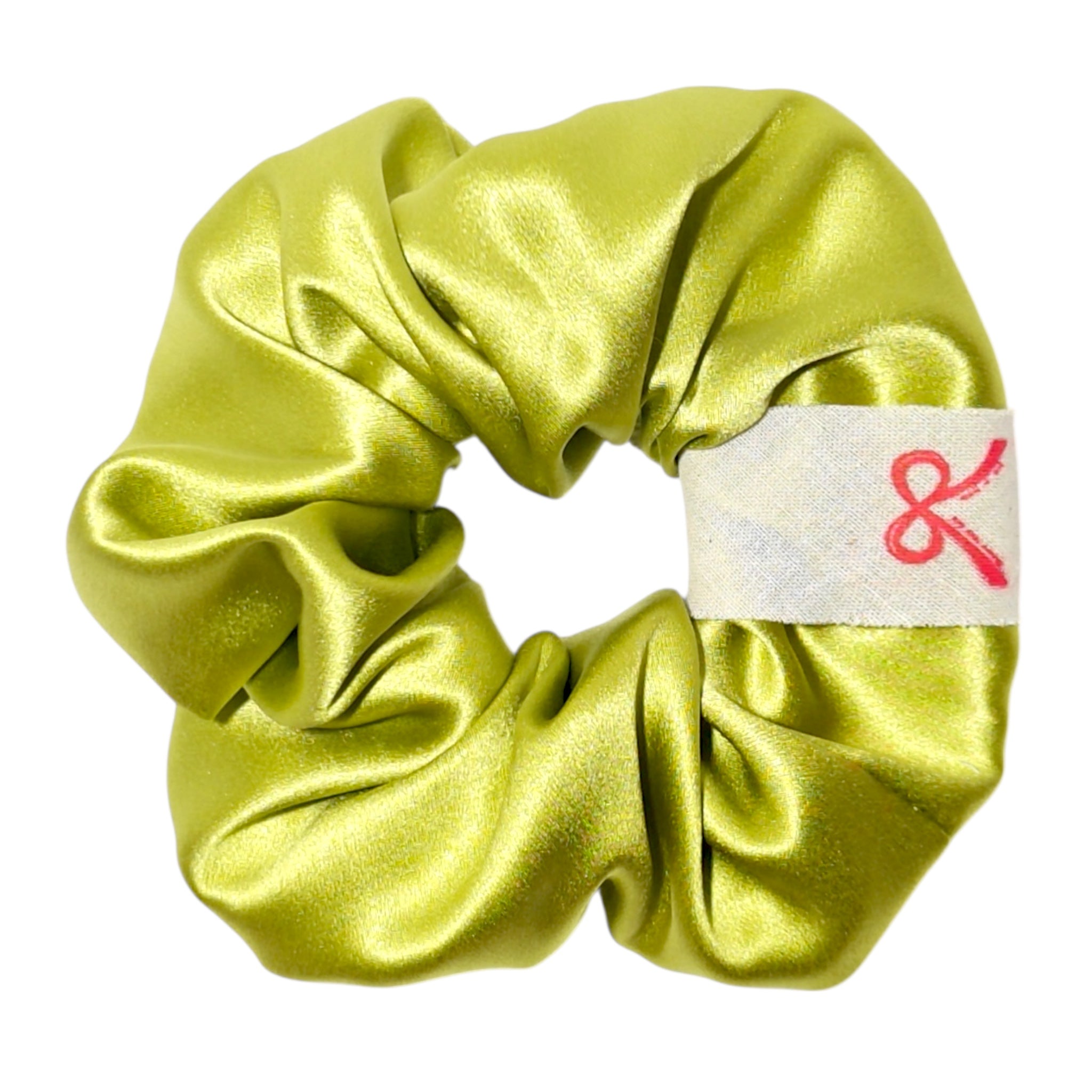 Noir Silk Scrunchie Medium