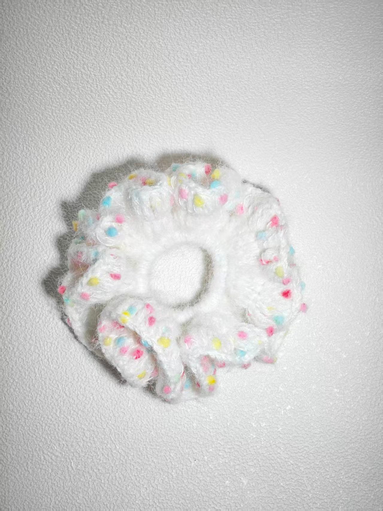 Doughnut Fuzzy Scrunchie