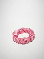 Noir Silk Scrunchie Small