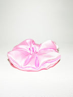 Noir Silk Scrunchie Medium