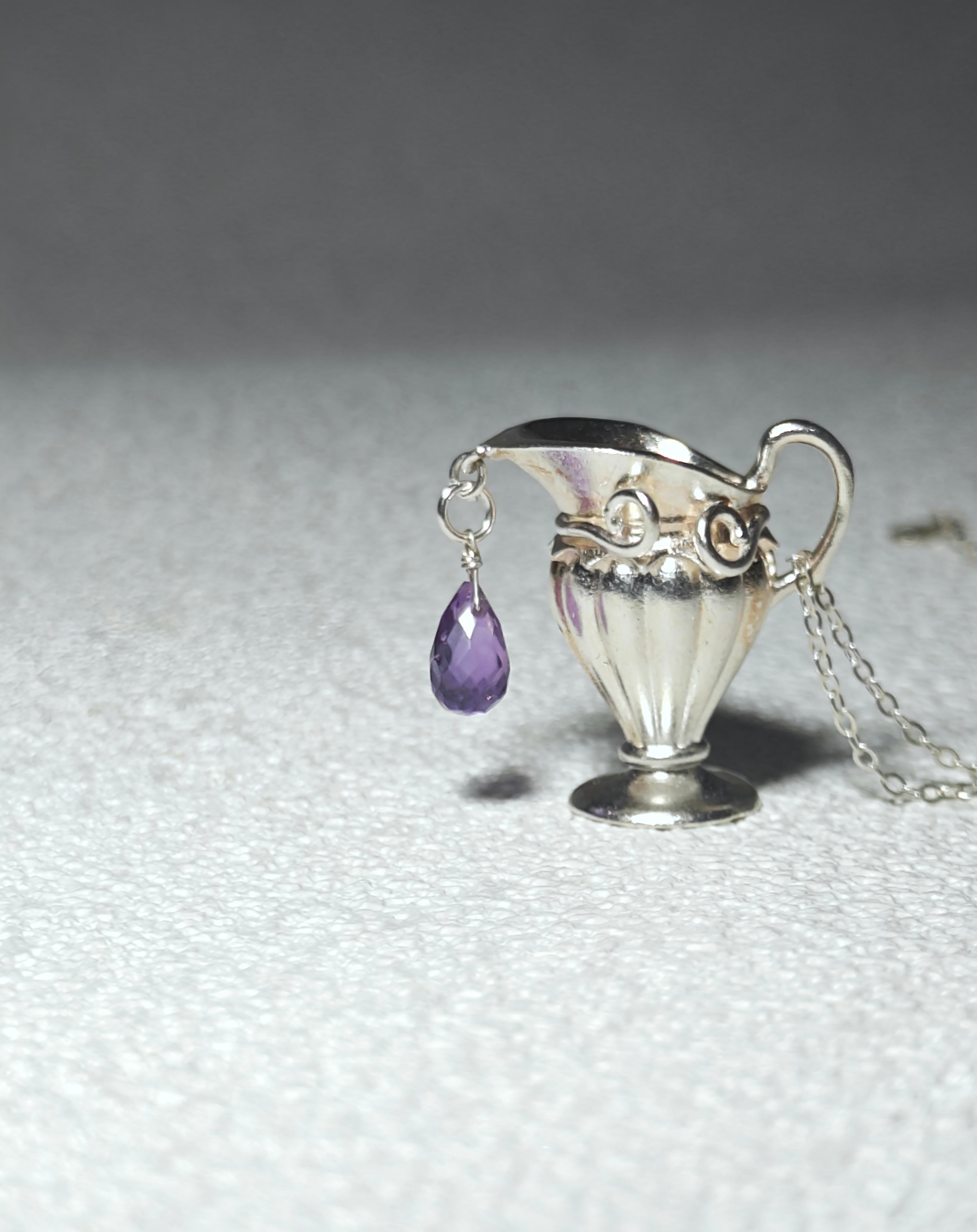 Dionysus Purple Reign Drop Pendant