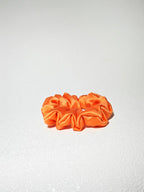 Noir Silk Scrunchie Small