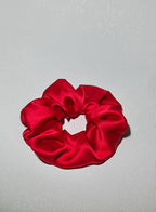 Noir Silk Scrunchie Medium