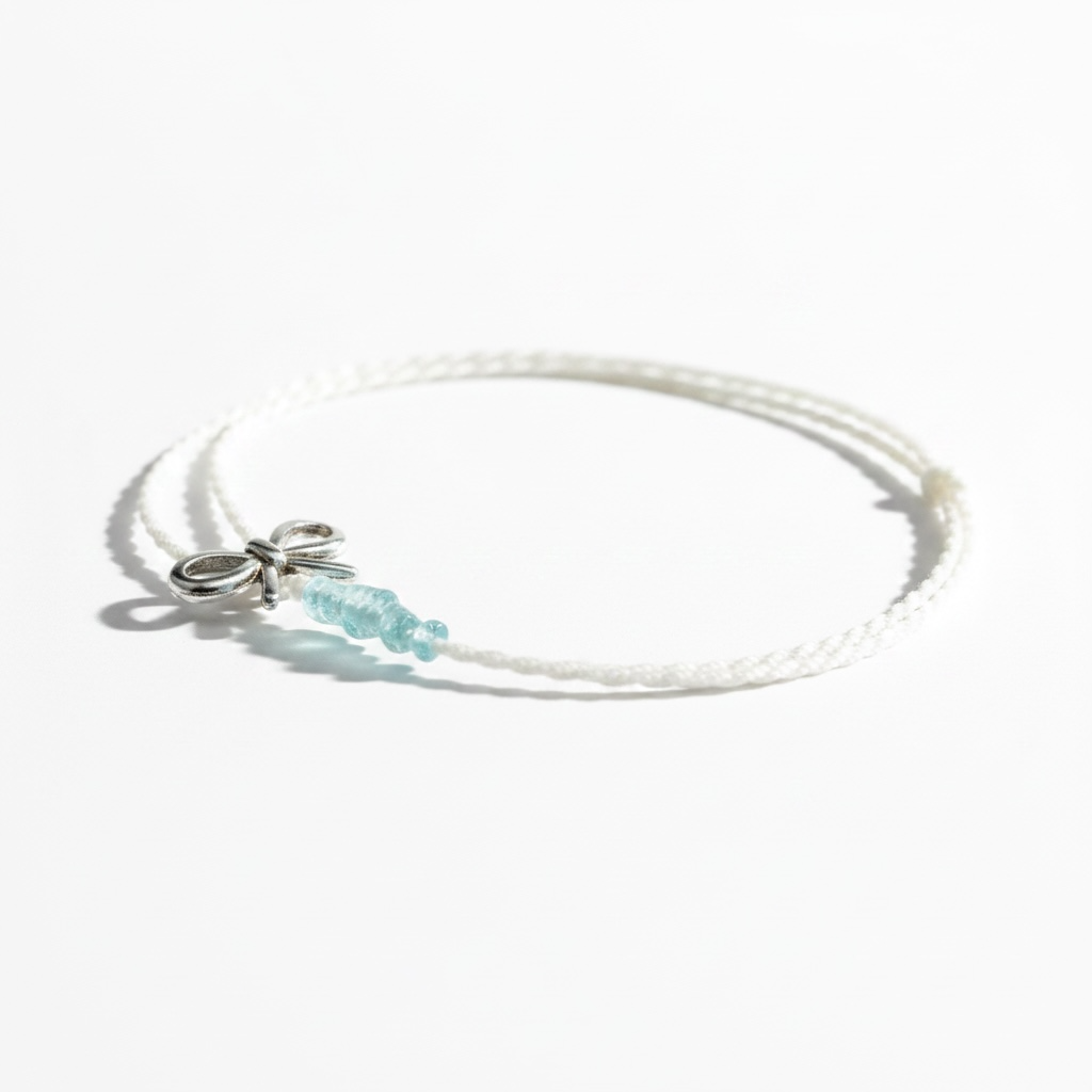 Whisper Bow Silver Bracelet