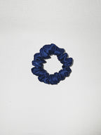 Noir Silk Scrunchie Small