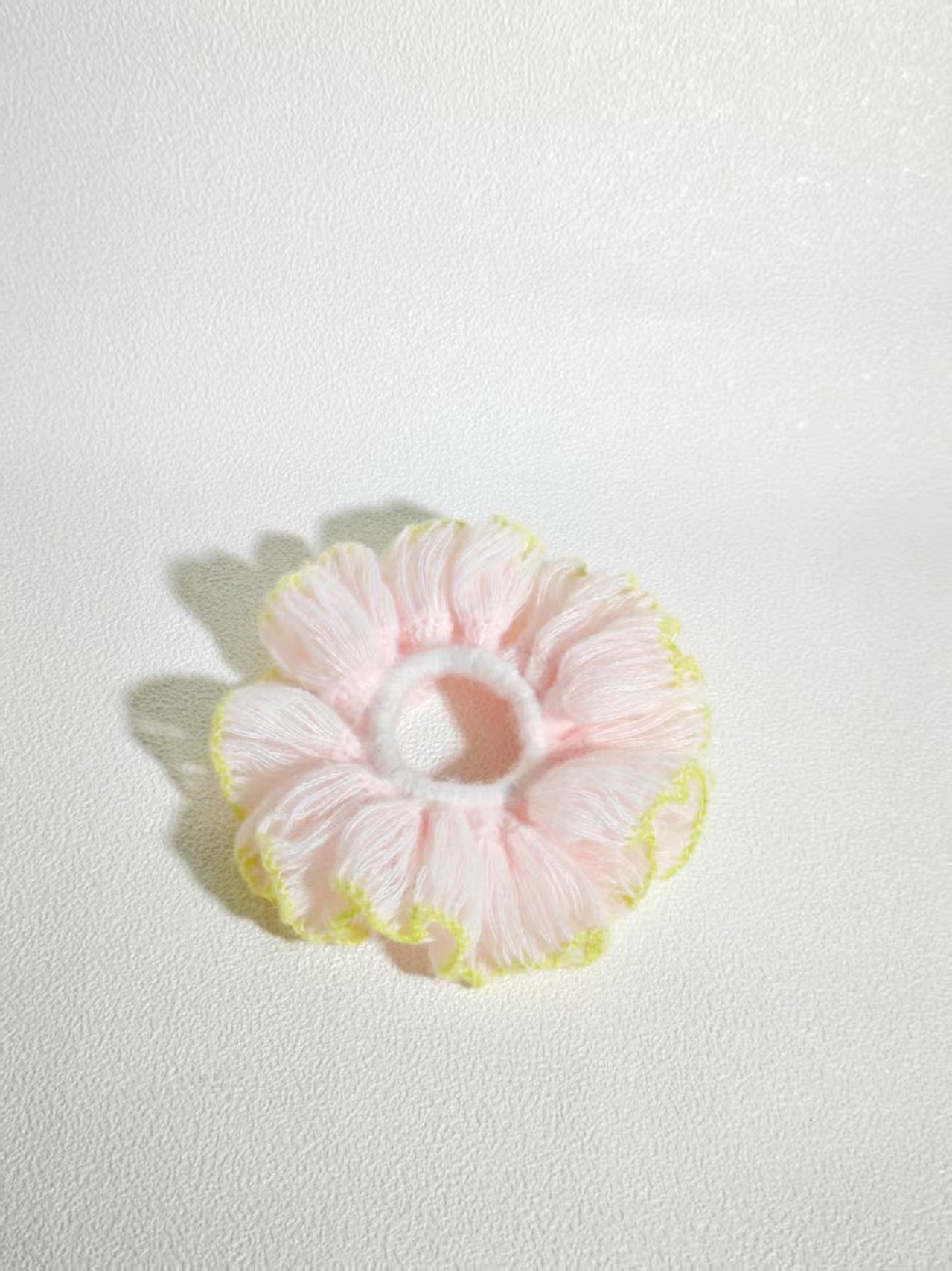 Doughnut Fuzzy Scrunchie