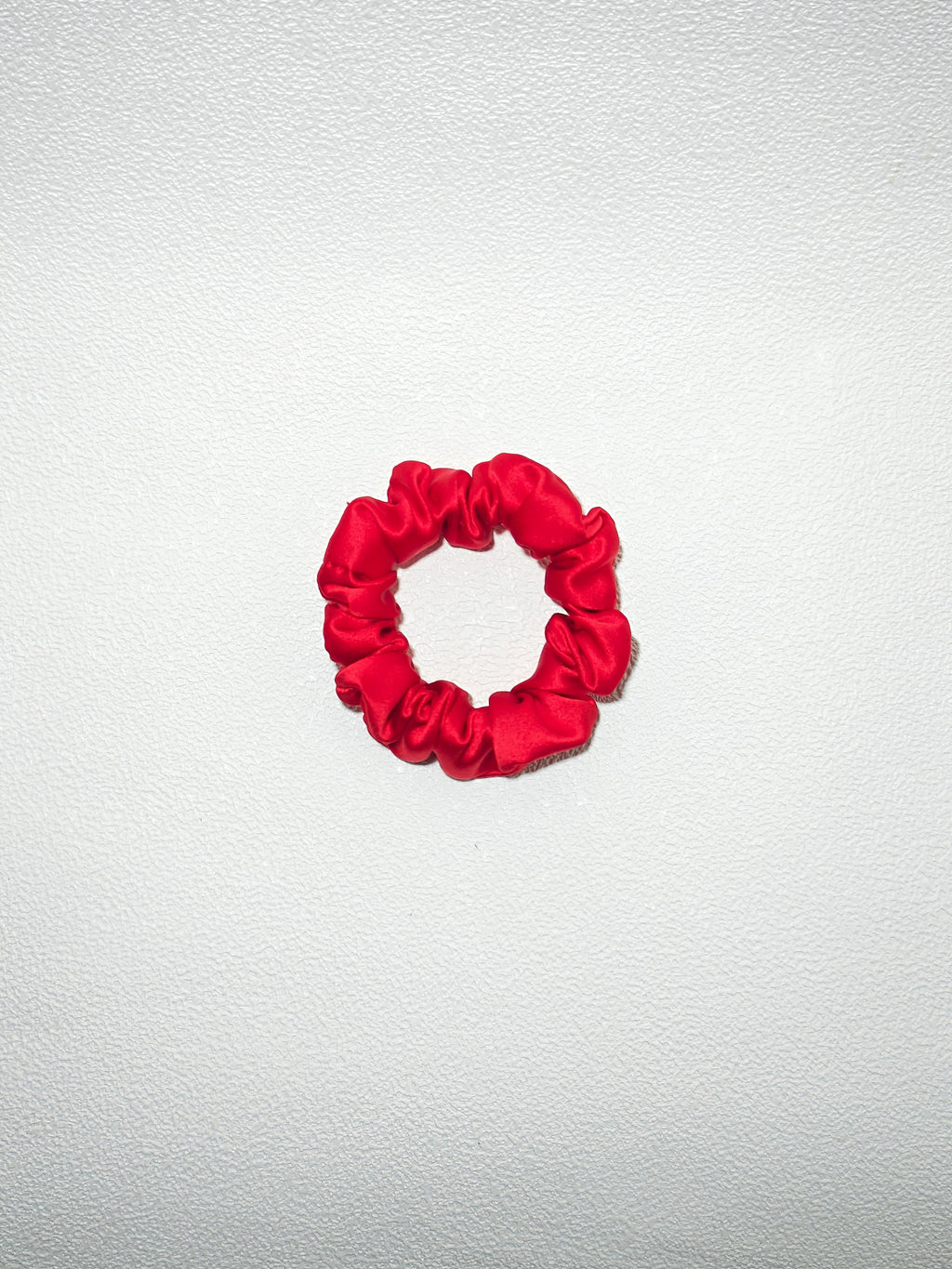 Noir Silk Scrunchie Small