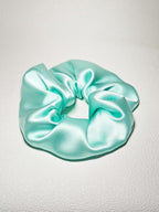 Noir Silk Scrunchie Medium