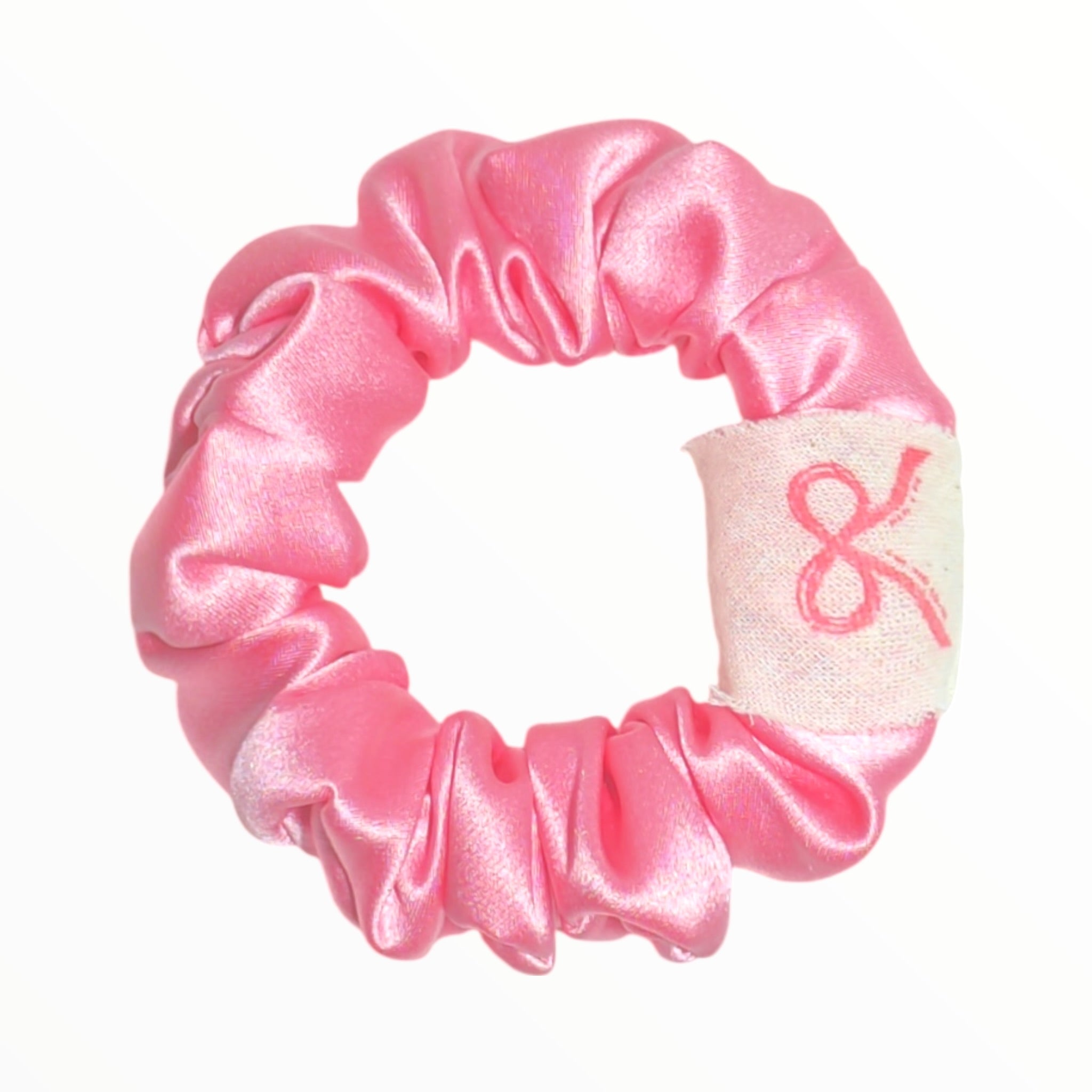 Noir Silk Scrunchie Small