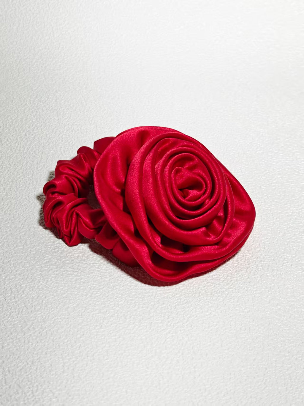 Rose Silk Scrunchie