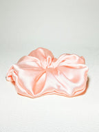 Noir Silk Scrunchie Medium