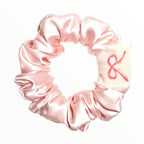 Noir Silk Scrunchie Small